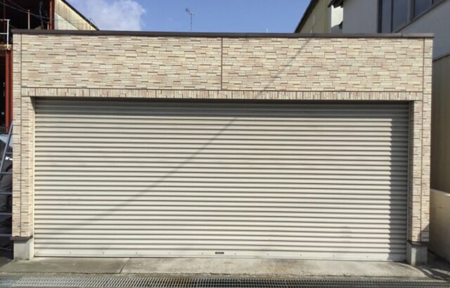 岡山県　玉野市　ガレージ　屋根　外壁塗装